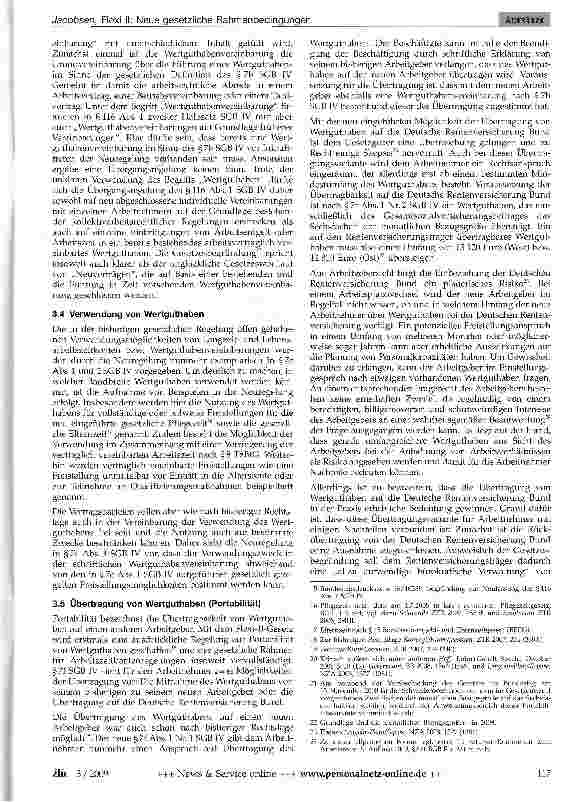 Vorschauseite 3: Flexi II: Neue gesetzliche Rahmenbedingungen für Langzeit und Lebensarbeitszeitkonten