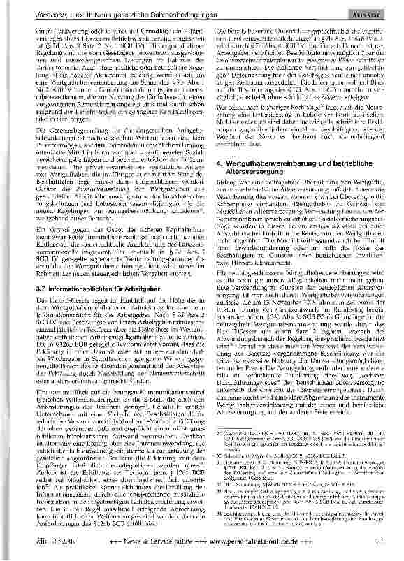 Vorschauseite 5: Flexi II: Neue gesetzliche Rahmenbedingungen für Langzeit und Lebensarbeitszeitkonten
