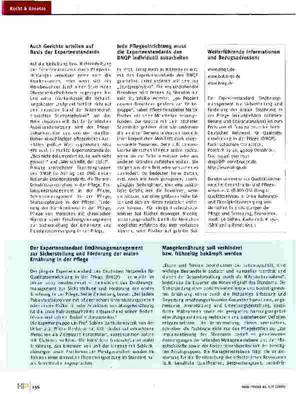 Vorschauseite 2: Standards - von Experten empfohlen