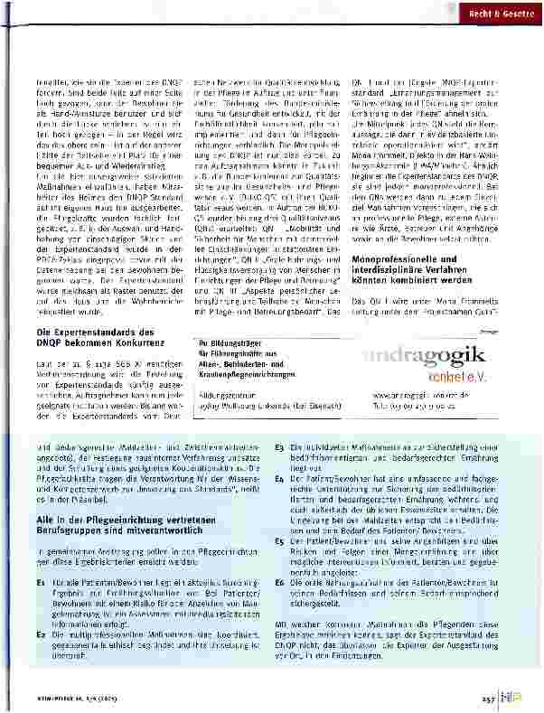 Vorschauseite 3: Standards - von Experten empfohlen