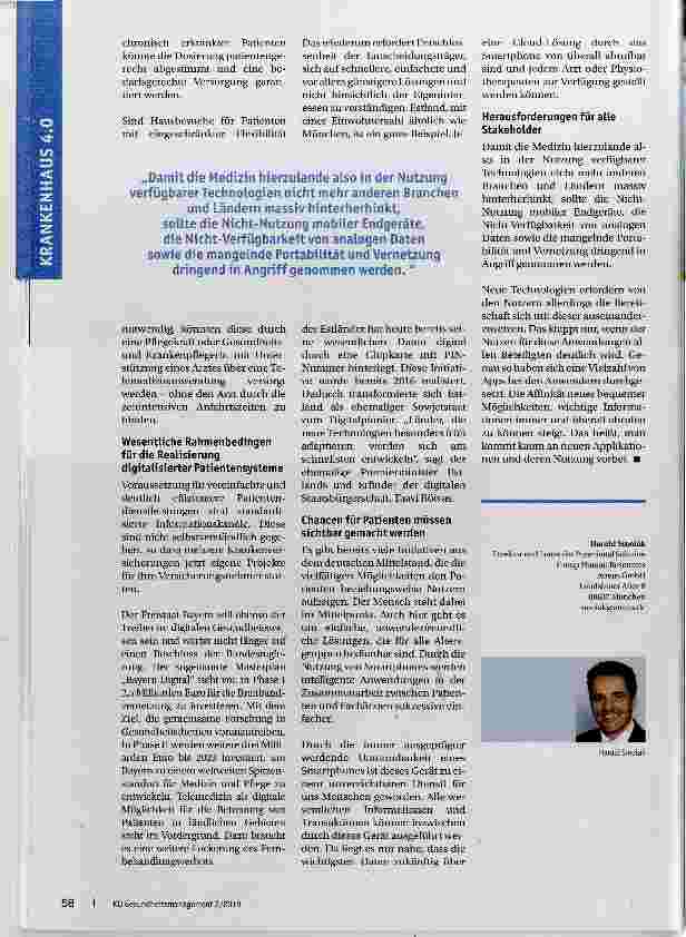 Vorschauseite 3: Medizin 4.0 Die Ambivalenz der Stakeholder