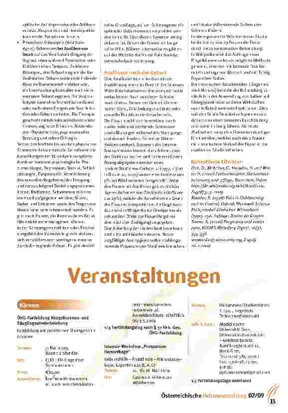 Vorschauseite 2: Wenig beachtete Schmerzen in der Hebammenpraxis