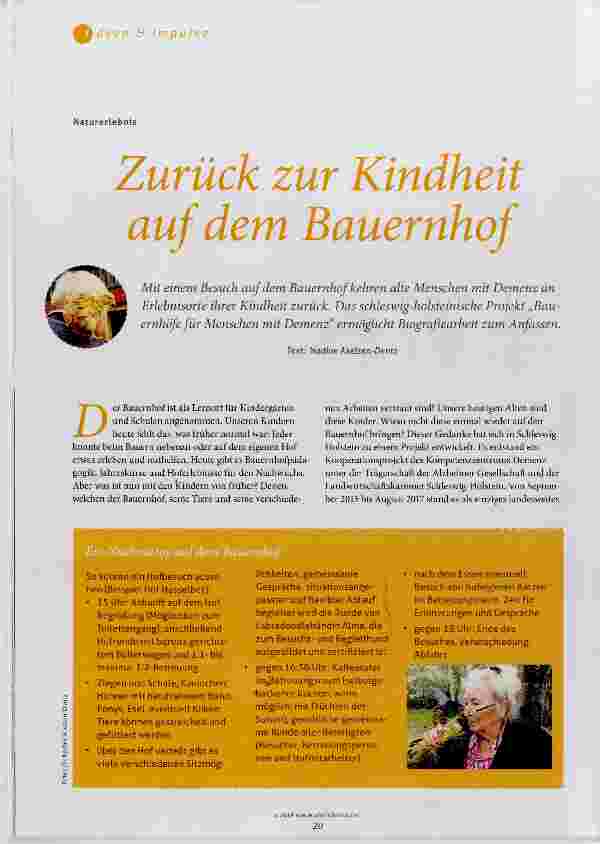 Vorschauseite 1: Zurück zur Kindheit auf dem Bauernhof