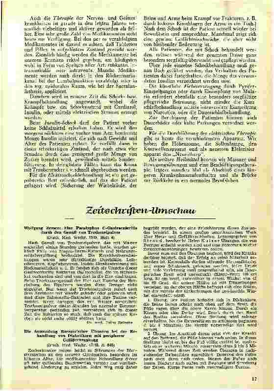 Vorschauseite 3: Die Arbeit der Schwester bei Nervenund Geisteskranken