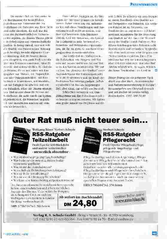 Vorschauseite 4: Patienten als Partner in den Niederlanden