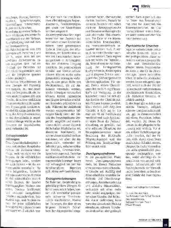 Vorschauseite 2: Akute postoperative Unruheund Verwirrtheitszustände