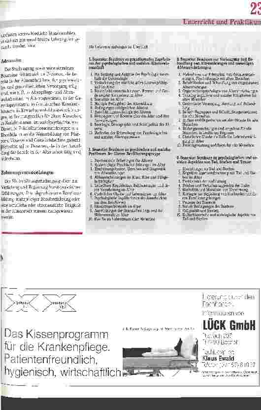 Vorschauseite 2: Weiterbildung für Praktiker: Psychologische und soziale Alternswissenschaft