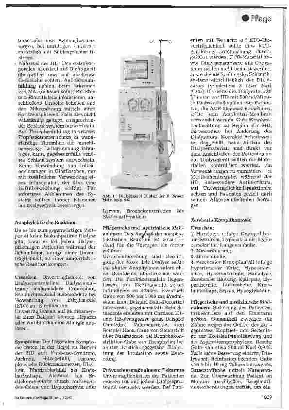 Vorschauseite 2: Komplikationen während der Hämodialyse