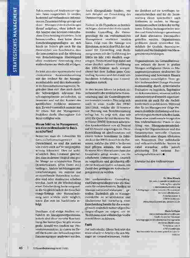 Vorschauseite 3: Von der Medizin lernen