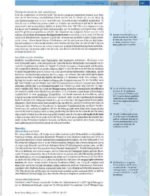 Vorschauseite 5: Maligner AszitesPathogenese, Diagnose und Möglichkeiten der Symptomkontrolle