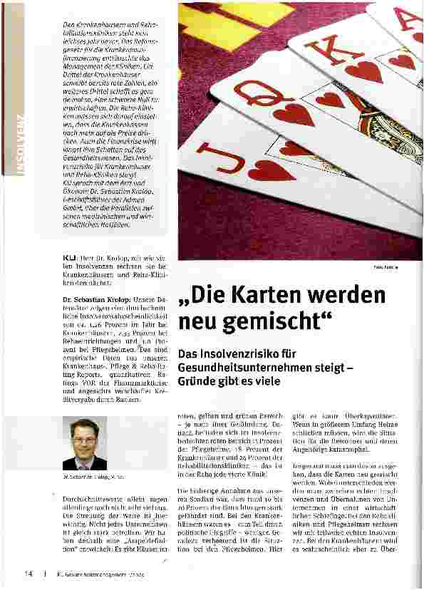 Vorschauseite 1: Die Karten werden neu gemischt