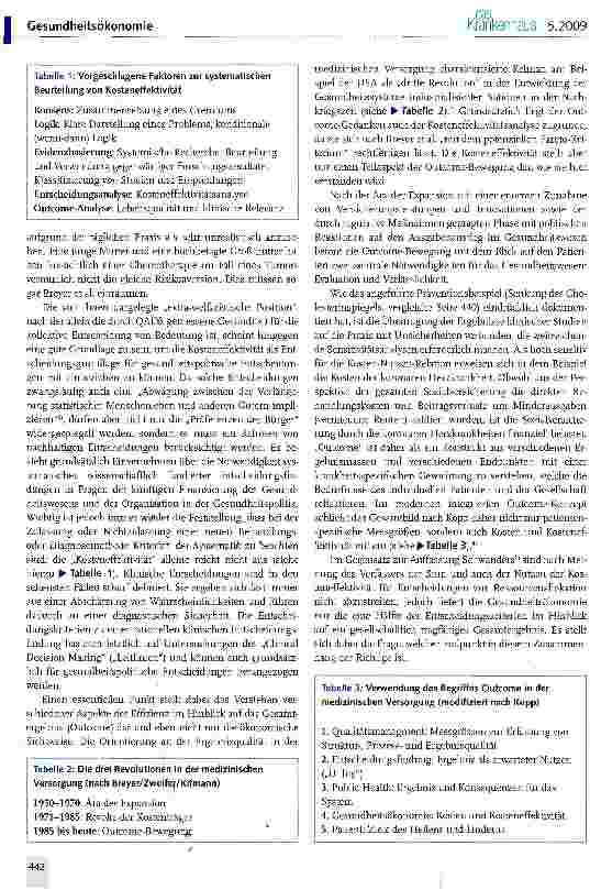 Vorschauseite 4: Funktionsweise und Probleme der Kosteneffektivitätsanalyse im Gesundheitswesen