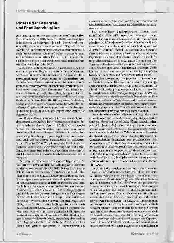 Vorschauseite 2: Patientenedukation in der Pflege Themensammlung & Unterrichtsvorschläge (Teil 2)