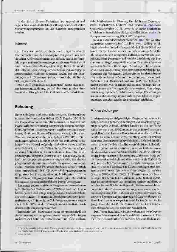 Vorschauseite 6: Patientenedukation in der Pflege Themensammlung & Unterrichtsvorschläge (Teil 2)
