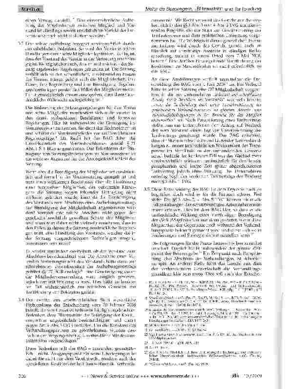 Vorschauseite 3: „Blitzaustritt und Tarifbindung