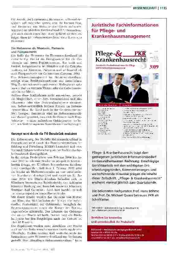 Vorschauseite 4: Ganz in den Händen der Hebamme