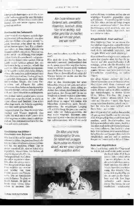 Vorschauseite 2: Alltag mit dem Altern