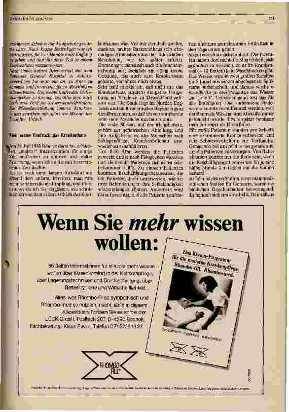 Vorschauseite 2: Wirklich bessere Arbeitsbedingungen für Krankenschwestern in Großbritannien?