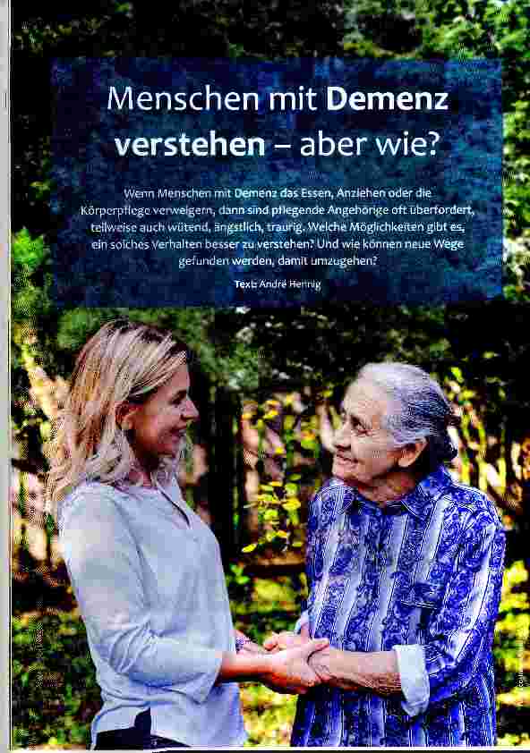 Vorschauseite 1: Menschen mit Demenz verstehen aber wie?
