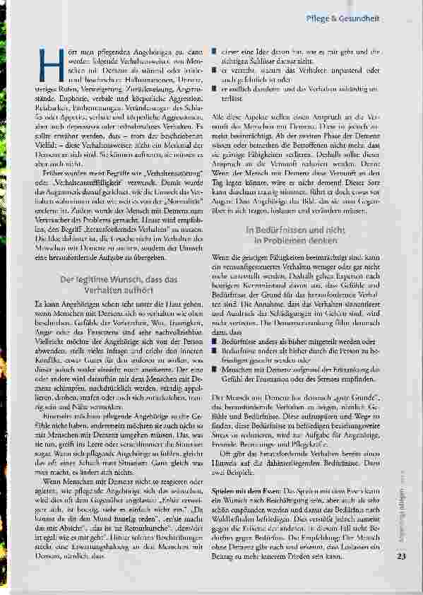 Vorschauseite 2: Menschen mit Demenz verstehen aber wie?