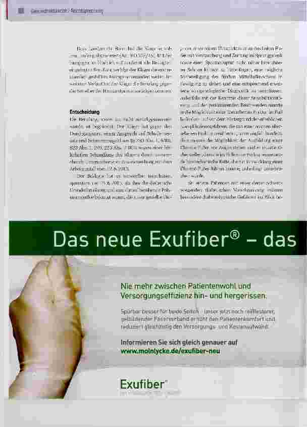 Vorschauseite 2: Gesteigerte Befunderhebungspflichten bei Patienten mit diabetischer Polyneuropathie