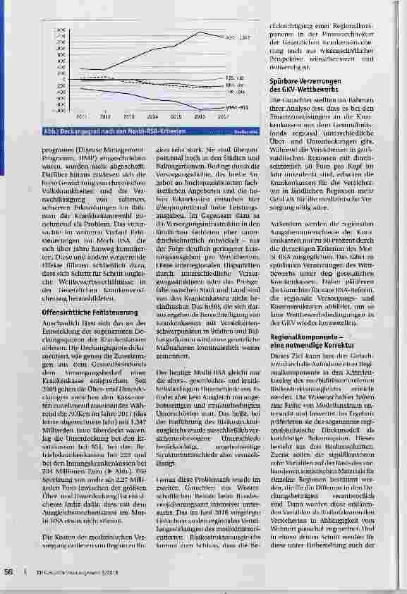 Vorschauseite 2: Finanzausgleich unter den gesetzlichen Krankenkassen
