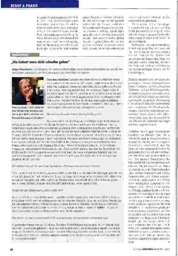 Vorschauseite 5: Reibungslose Vaginalgeburt?