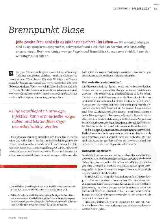 Vorschauseite 2: Brennpunkt Blase