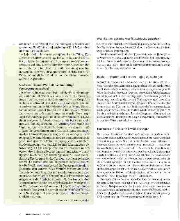 Vorschauseite 2: Hausarzt und Früherkennung der Alzheimer-Demenz