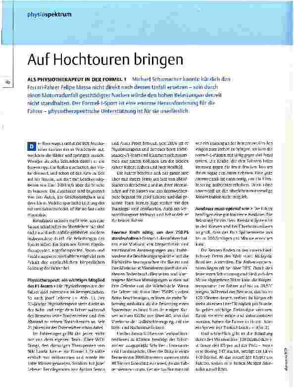 Vorschauseite 1: Auf Hochtouren bringen