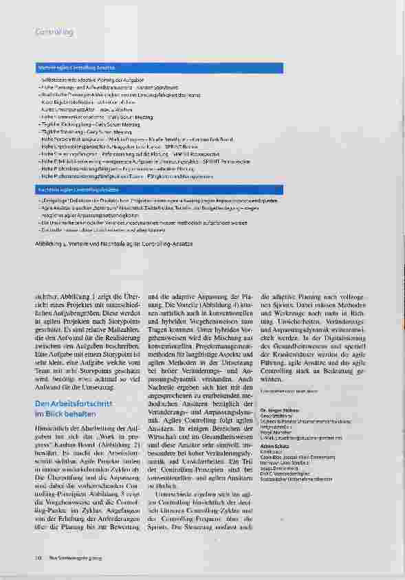 Vorschauseite 4: Agiles Controlling Vom Marathon zum Sprint