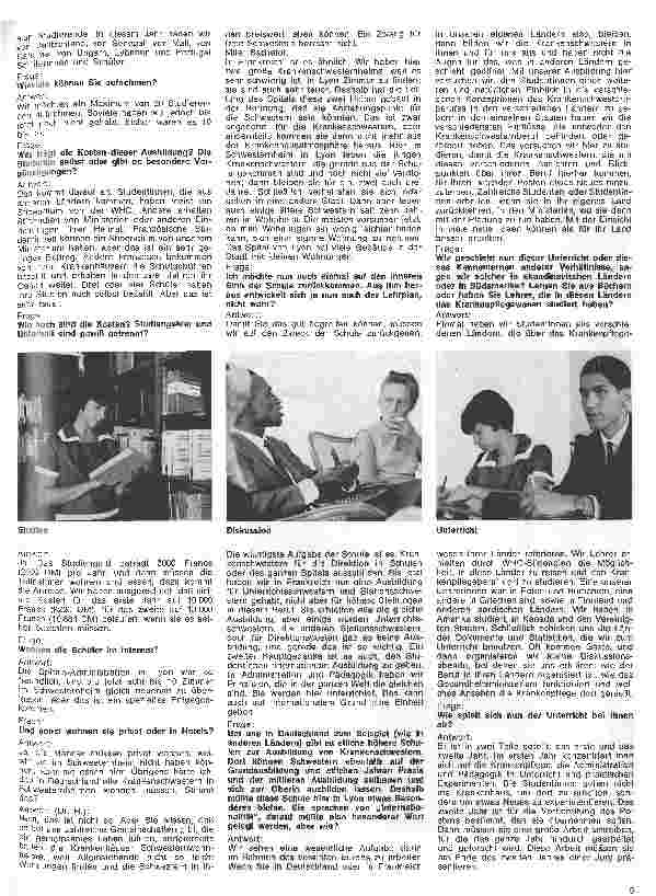 Vorschauseite 4: Internationale Schwesternhochschule Lyon
