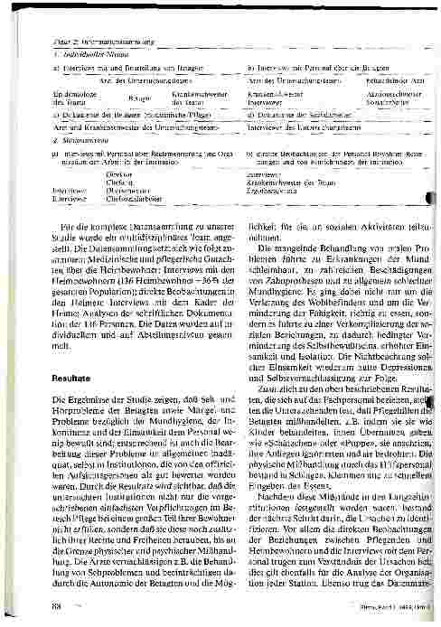 Vorschauseite 4: Pflegequalität und Mißhandlungen in Institutionen für Betagte in Israel