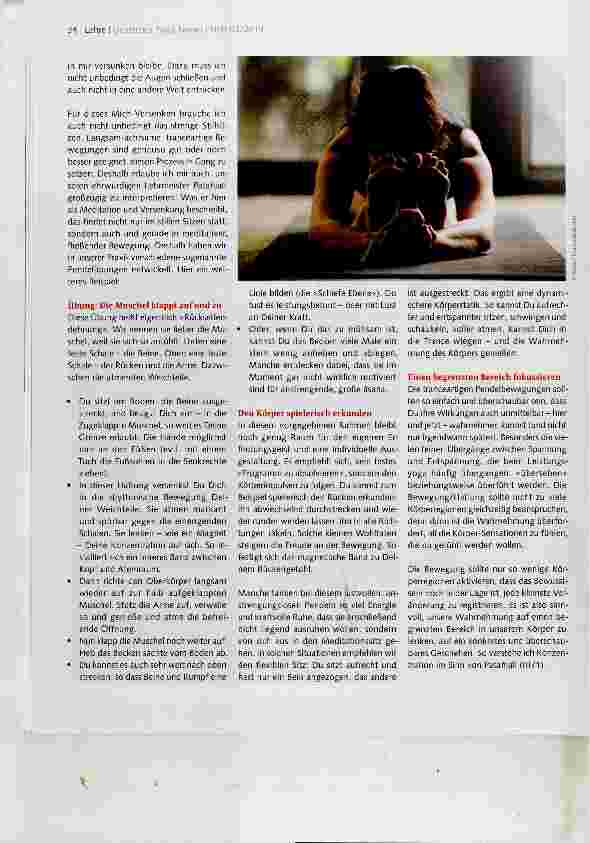 Vorschauseite 3: ZWISCHEN YOGA-WELT UND ALLTAGSWELT TEIL XI Unser innerer Magnet