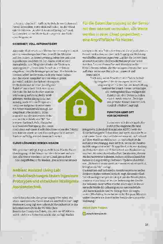 Vorschauseite 2: Datenschutz: Smart Home und Privatsphäre