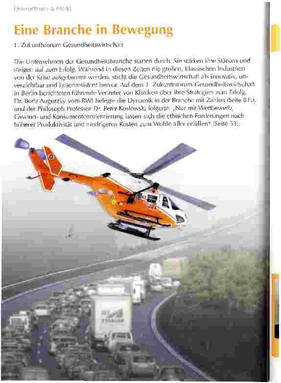 Vorschauseite 1: Eine Branche in Bewegung