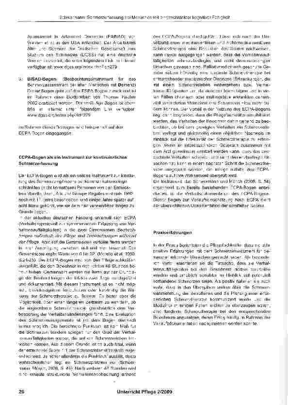 Vorschauseite 3: Schmerzerfassung bei Menschen mit eingeschränkter kognitiver Fähigkeit