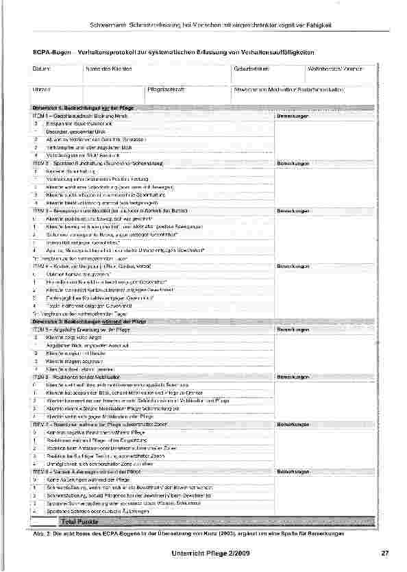 Vorschauseite 4: Schmerzerfassung bei Menschen mit eingeschränkter kognitiver Fähigkeit