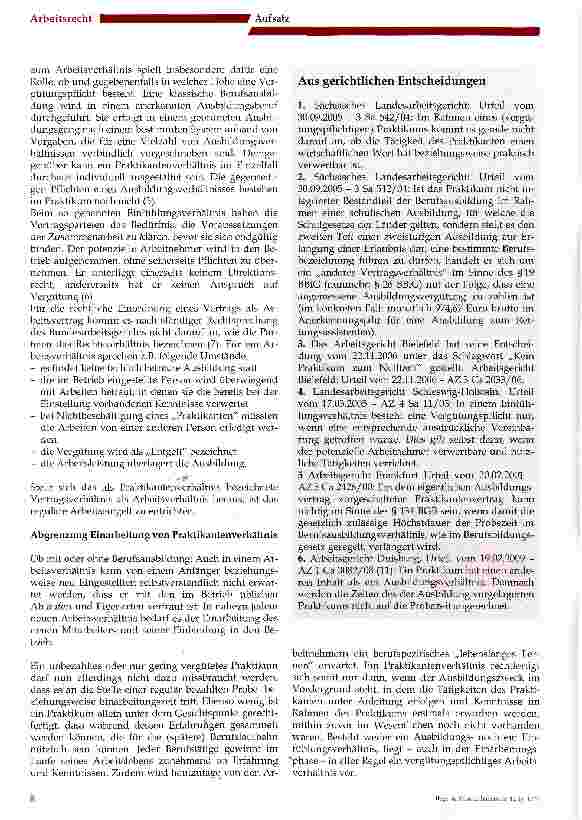 Vorschauseite 2: Wann ist ein Praktikum ein Praktikum?