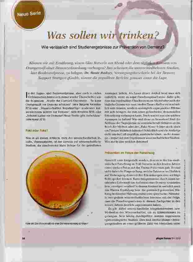 Vorschauseite 1: Was sollen wir trinken?