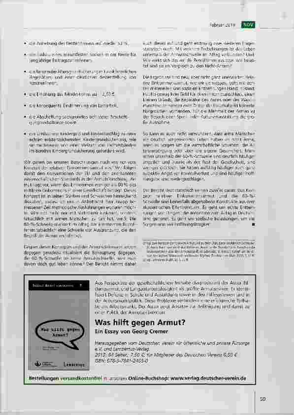 Vorschauseite 3: Ein anderer Blick auf die Armut - Der Paritätische Armutsbericht 2018