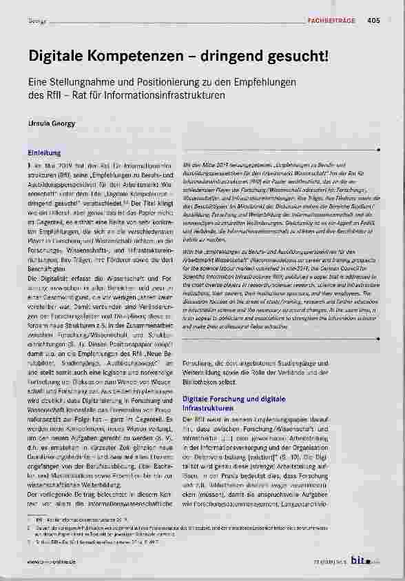 Vorschauseite 1: Digitale Kompetenzen - dringend gesucht!
