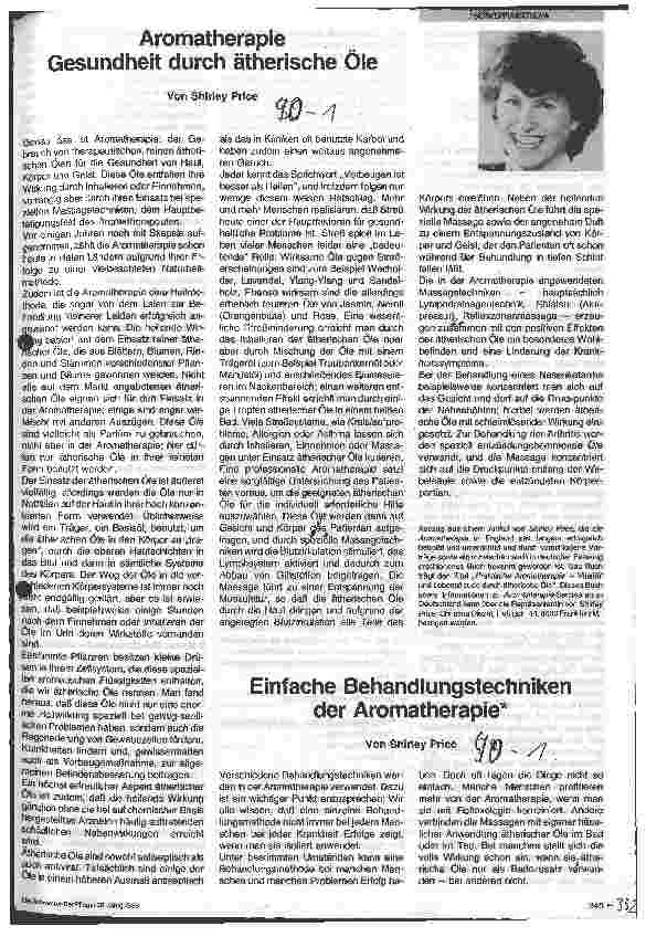 Vorschauseite 1: Einfache Behandlungstechniken der Aromatherapie