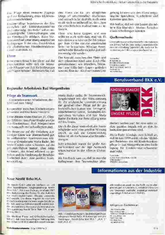 Vorschauseite 4: Bericht über eine seltene Immundefekt-Erkrankung - familiäre haemophagozytische Lymphohistiozytose (FHL), Morbus Farquhar
