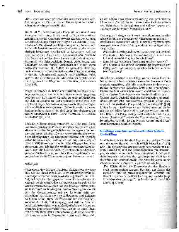 Vorschauseite 3: Theoretische und praktische Aspekte von Ethik in der (psychiatrischen) Pflege