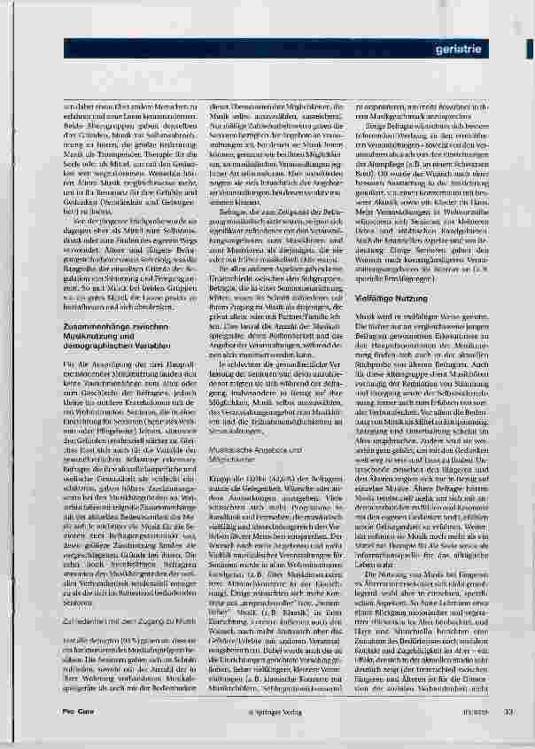 Vorschauseite 4: Musik Therapie für die Seele
