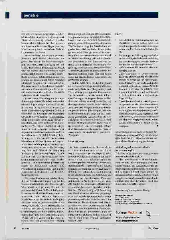 Vorschauseite 5: Musik Therapie für die Seele