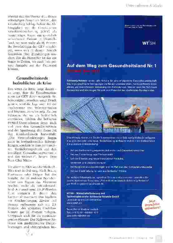 Vorschauseite 3: Vorwärtsstrategie statt Untergangsstimmung