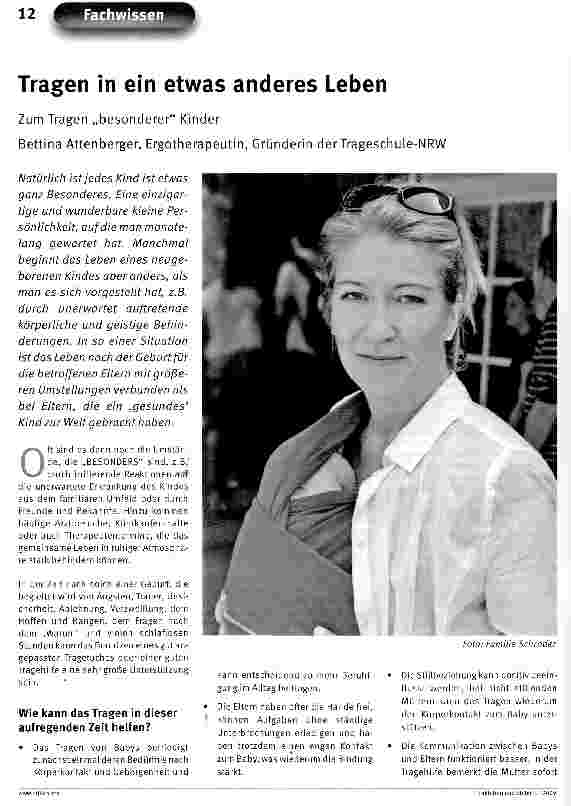 Vorschauseite 1: Tragen in ein etwas anderes Leben