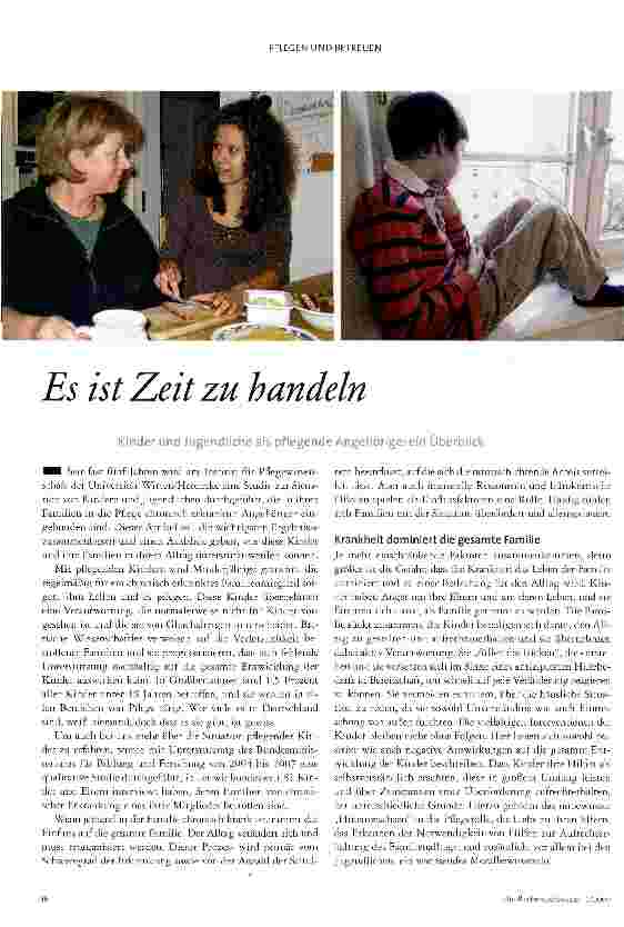 Vorschauseite 1: Es ist Zeit zu handeln